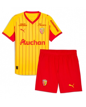 Billige Fotballdrakt RC Lens Replika Hjemmedraktsett Barn 2025-26 Kortermet (med bukser)